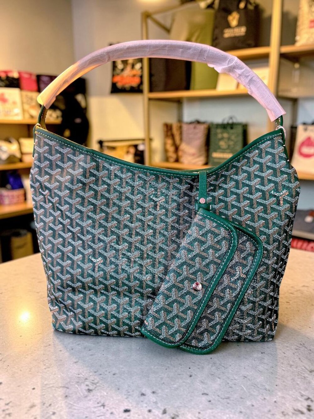 SALE!! Designer Inspired Architectural Hobo Bag with Zipper Pouch NWOT